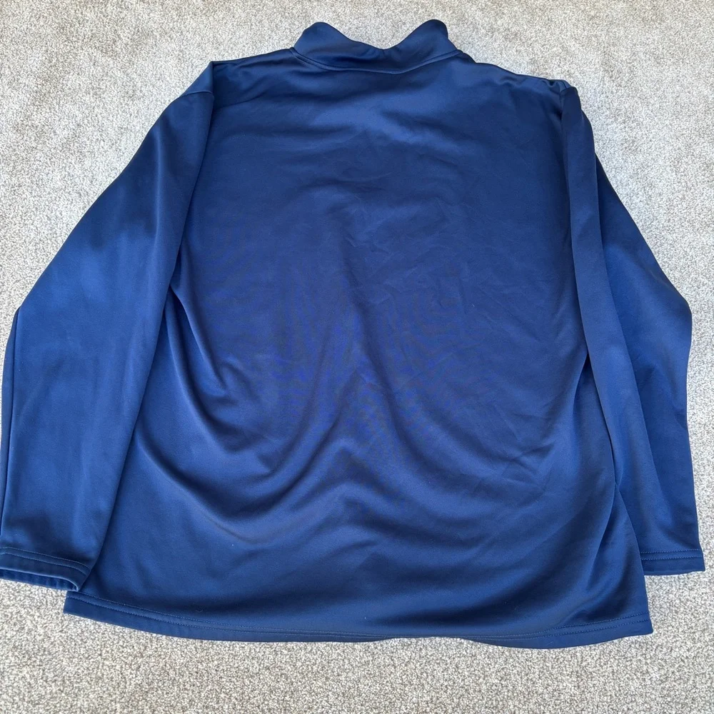 Atlanta Braves MLB Genuine Merchandise Men's XL Blue 1/4 Zip Long Sleeve - Picture 2 of 8